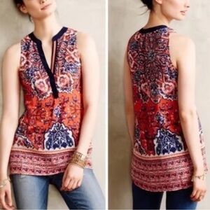 Anthropologie Vanessa Virginia Finn Boho Tank Sleeveless - Size XS